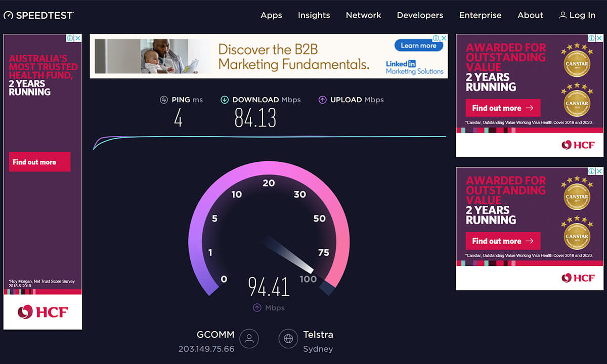 Speedtest